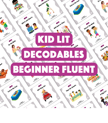 Kid Lit Decodables Beginner Fluent Set from Kid Lit Decodables