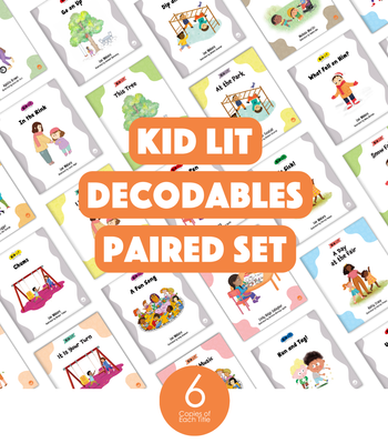 Kid Lit Decodables Paired Set (6-Packs) from Kid Lit Decodables