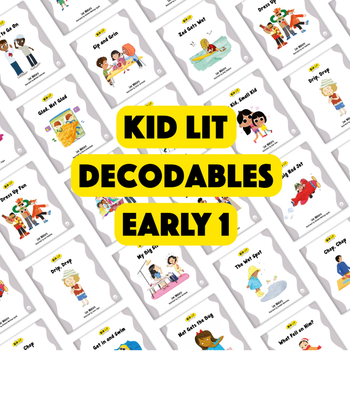 Kid Lit Decodables Early 1 Set from Kid Lit Decodables