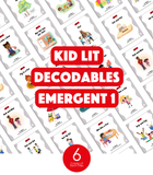 Kid Lit Decodables Emergent 1 Set (6-Packs)