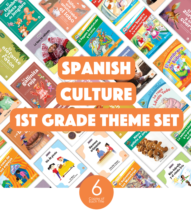 Spanish Culture 1st Grade Theme Set (6-Packs)