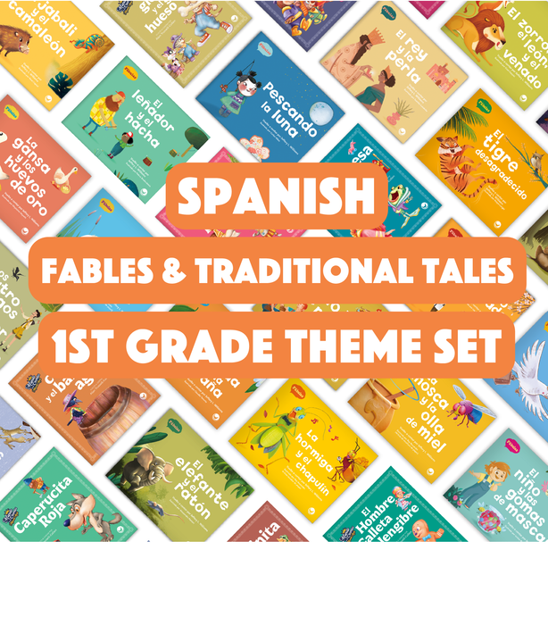 Spanish Fables & Traditional Tales 1st Grade Theme Set