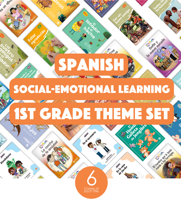 Spanish Social-Emotional Learning 1st Grade Theme Set (6-Packs)