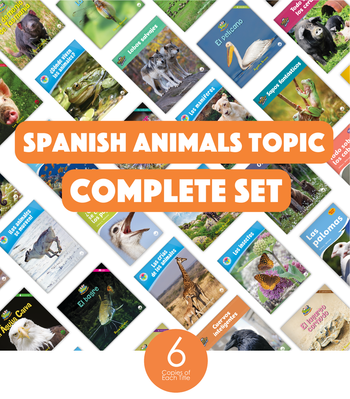 Spanish Animals Topic Complete Set (6-Packs) from Various Series