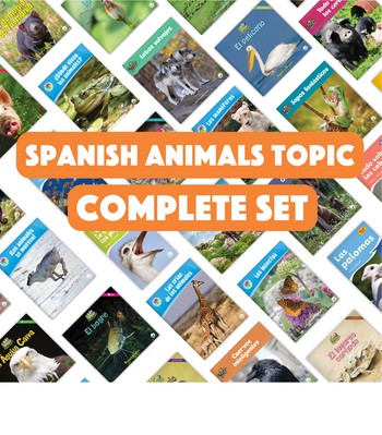 Spanish Animals Topic Complete Set from Various Series