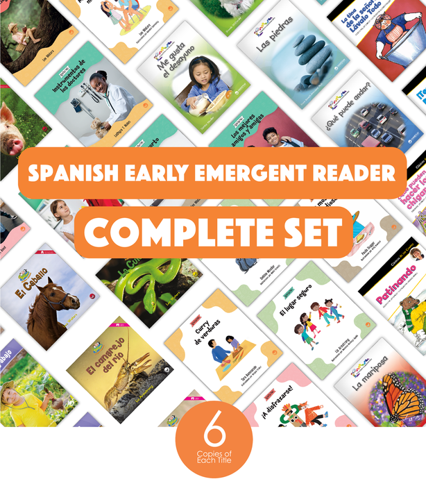 Spanish Early Emergent Reader Complete Set (6-Packs)