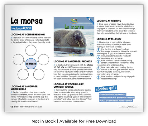 La morsa Teacher's Guide – Hameray Publishing